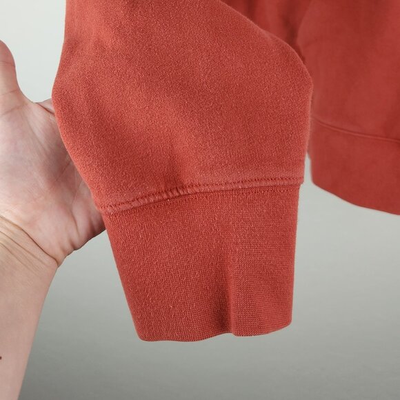 Lululemon Loungeful Hoodie Sweatshirt in Red Rock sz 10 - Picture 9 of 12